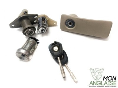 Ensemble barillets avec 2 clés RHD - UK Jaguar XK8 1996-2002 | ENSXK8RHD