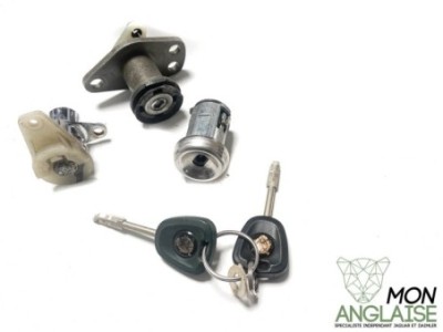 Ensemble barillets avec 2 clés LHD - FR Jaguar XK8 1996-2006 | ENSXK8LHD
