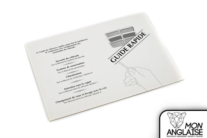 Guide rapide d'utilisation Jaguar X300 1995-1997 | GUIDX300