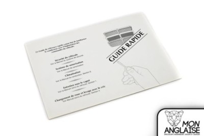 Guide rapide d'utilisation Jaguar X300 1995-1997 | GUIDX300