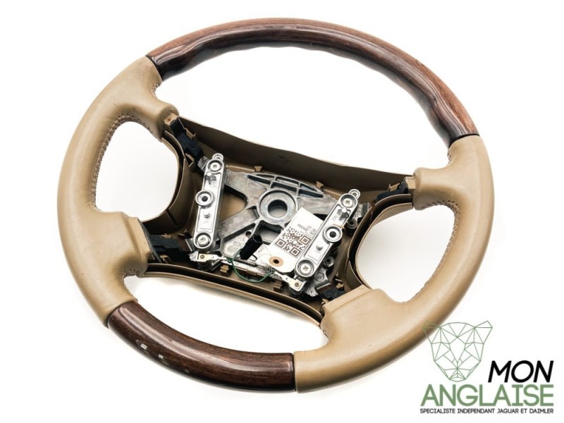 Volant cuir et bois noyer coffee Jaguar X300 1995-1997 | HNA9181ADSDC