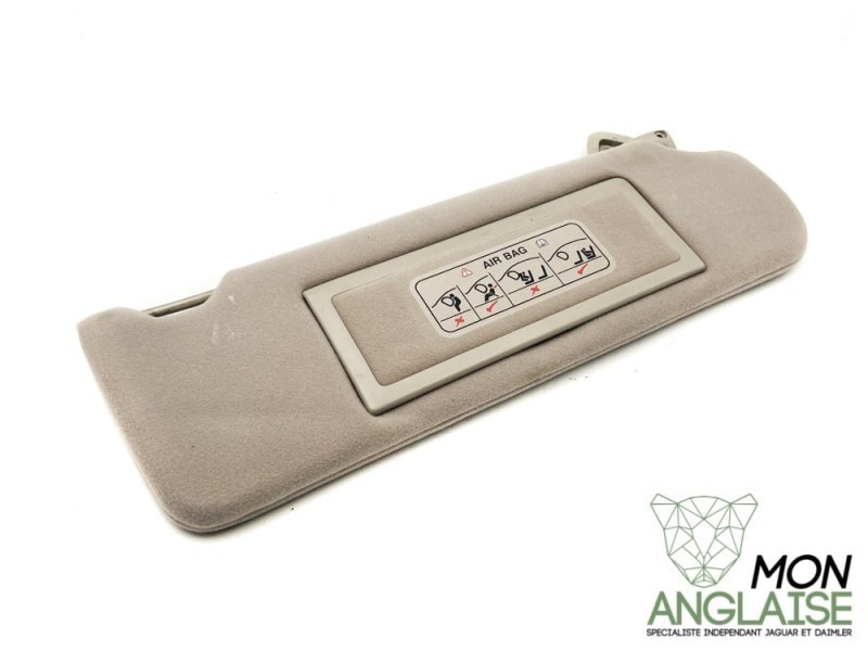 Pare soleil éclairé droite beige Jaguar X300 1995-1997 | HNA1090ACAGD