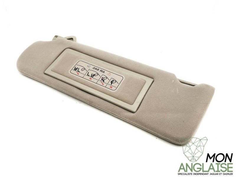 Pare soleil éclairé gauche beige Jaguar X300 1995-1997 | HNA1091ACAGD