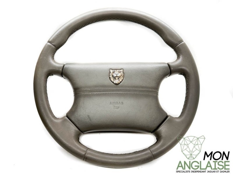 Volant cuir vert sauge Jaguar X300 1995-1997 | HNA9181CDHFA