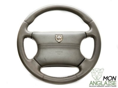 Volant cuir vert sauge Jaguar X300 1995-1997 | HNA9181CDHFA