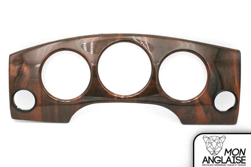 Boiserie de compteur ronce de noyer LHD - FR Jaguar XJ8 1998-2002 | GNC6927BCG