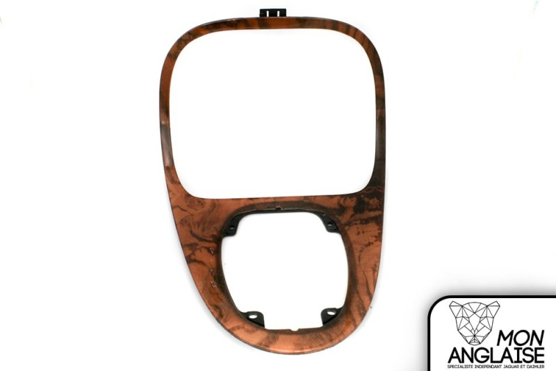 Boiserie de console centrale ronce de noyer claire Jaguar XJ8 1998-2002 | GNC7830BC2