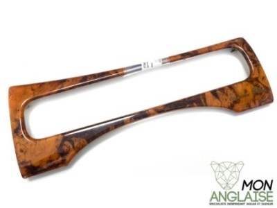 Boiserie centrale de TdB ronce de noyer LHD - FR Jaguar XJ8 1998-2002 | GNC6927FC