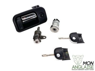 Ensemble barillets et 2 ébauche de clé sans reprogrammation Jaguar X-Type 2001-2009 | ENXT3