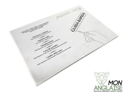 Guide d'utilisation rapide italien Jaguar XK8 de 1996 à 2002 Référence OE : JJM142014