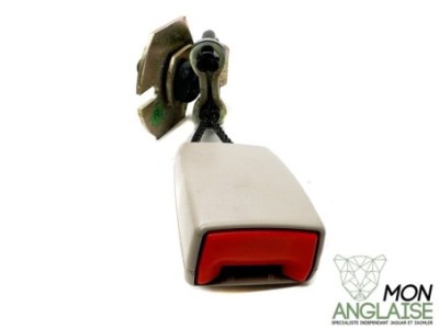 Boucle de ceinture arrière beige Jaguar XJ8 de 1998 à 2002 Référence OE : HNC7088ADAGD