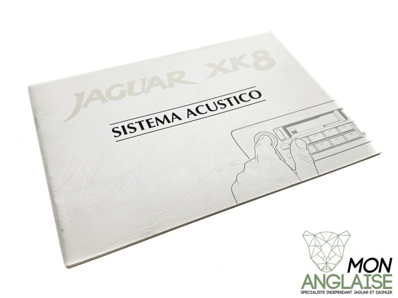 Manuel du syteme audio italien Jaguar XK8 1996-2002 | JJM142114