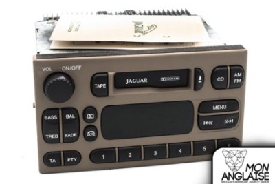 Autoradio lecteur cassette sable Jaguar S-Type 1999-2002 | JLM21033