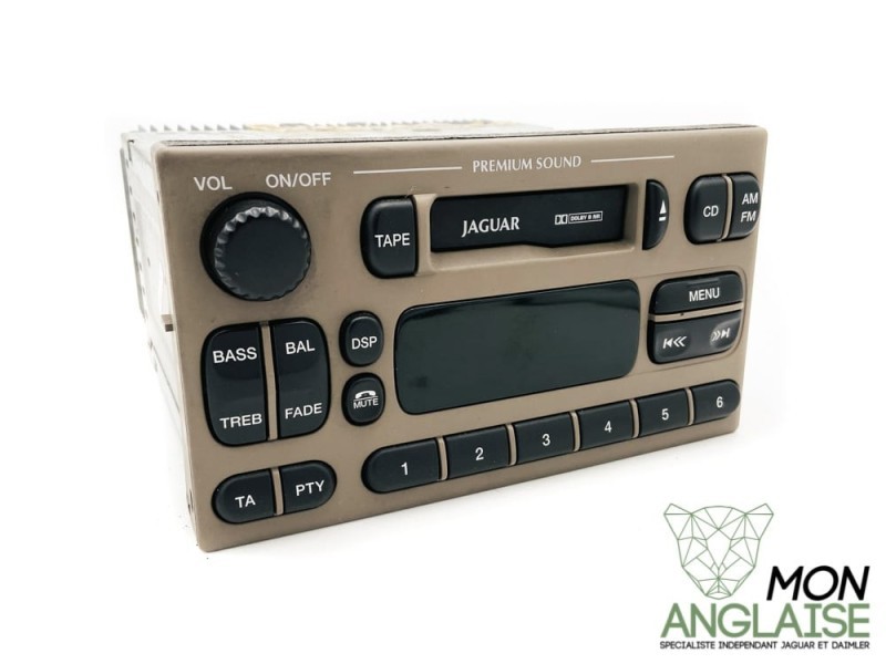 Autoradio lecteur cassette premium sable Jaguar S-Type 1999-2002 | JLM21032AEK