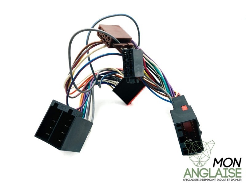 Faisceau d'autoradio ISO main libre Jaguar S-Type 2003-2008 | ISOML