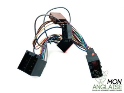 Faisceau d'autoradio ISO main libre Jaguar S-Type 2003-2008 | ISOML