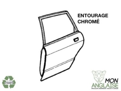 Portière arrière gauche SWB entourage chromé Jaguar X300 1995-1997 | JLM11725C