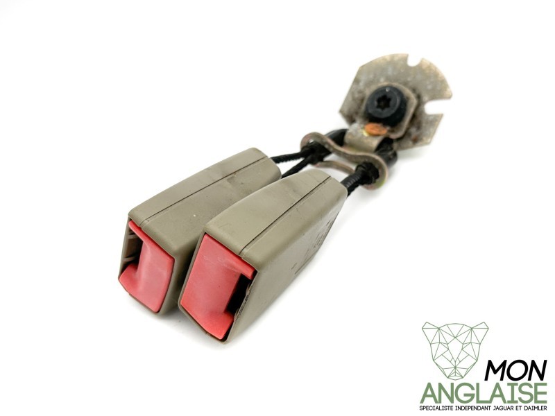 Boucle de ceinture arrière parchemin Jaguar X300 1995-1997 | HNC7090ADHEZ