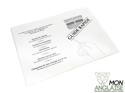 Guide d'utilisation rapide Jaguar X300 1995-1997 | JJM11201260