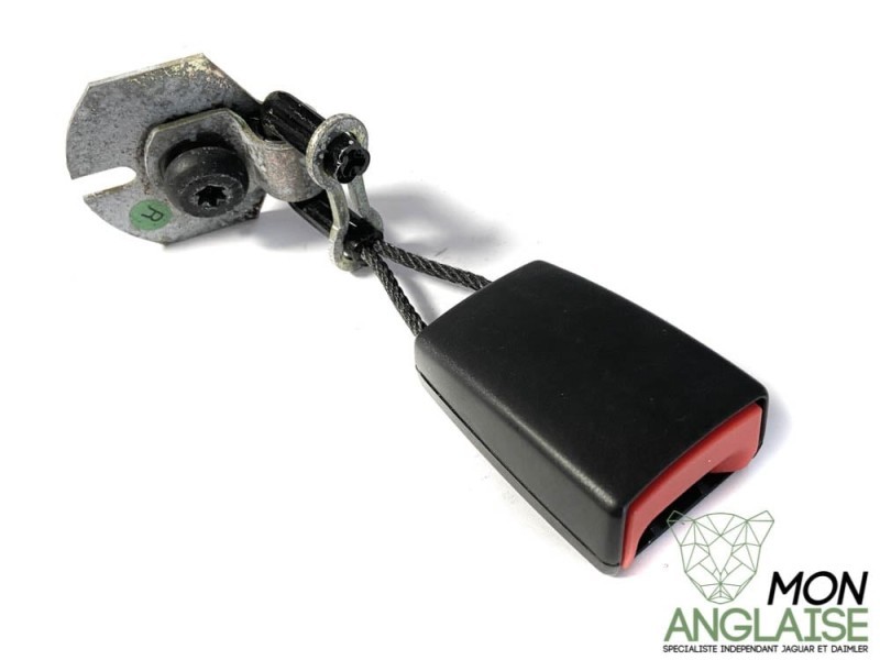 Boucle de ceinture arrière noir Jaguar XJ8 1998-2002 | HNC7088ADLEG