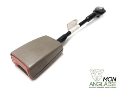Boucle de ceinture avant passager sable Jaguar XJ8 1998-2002 | HNF7012BAAEK