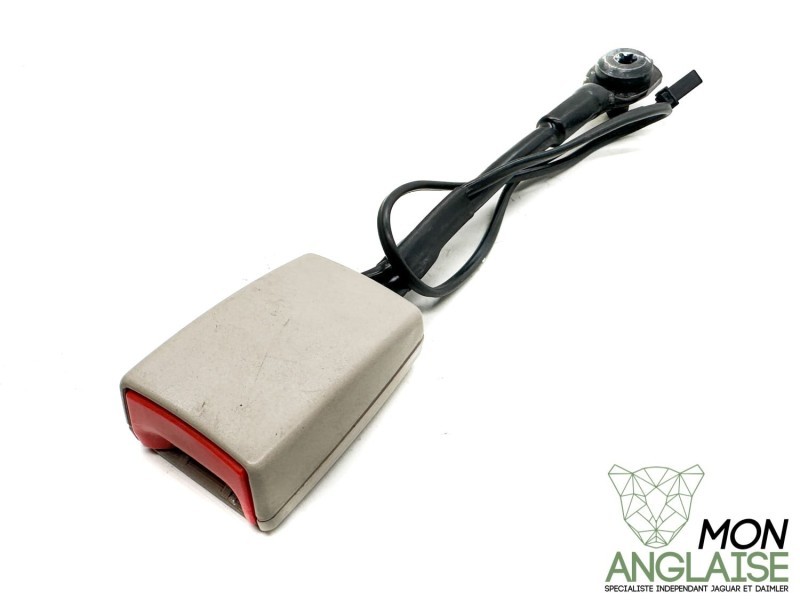Boucle de ceinture conducteur beige Jaguar XJ8 1998-2002 | HNF7012AAAGD