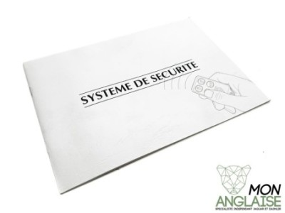 Manuel du système de sécurité Jaguar XJ8 1998-2002 | JJM11229987