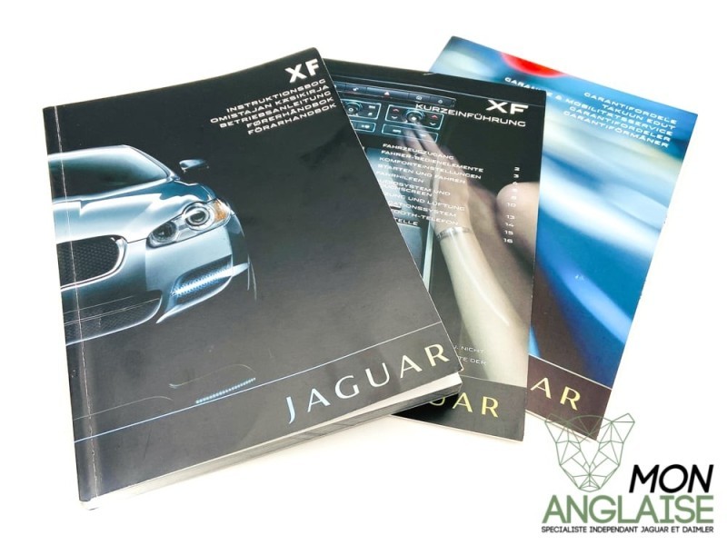 Ensemble manuel du conducteur allemand Jaguar XF 2008-2011 | JJM130240111