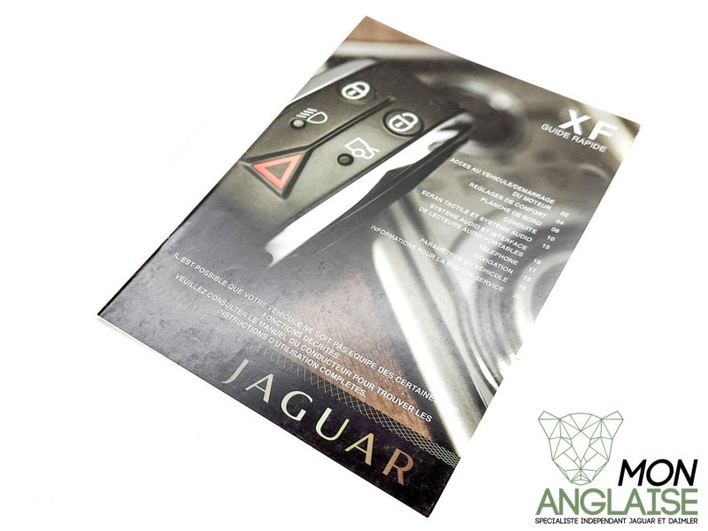 Guide rapide d'utilisation Jaguar XF 2008-2011 | JJM119640901