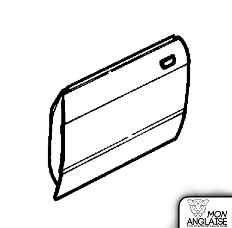 Portière avant gauche Jaguar XJ40 1990-1992 | JLM2185