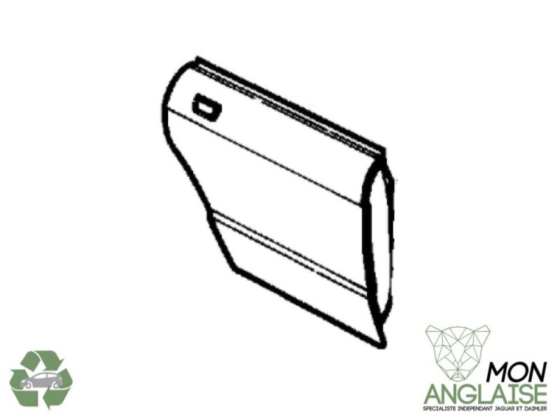 Portière arrière droite Jaguar XJ40 1990-1992 | JLM2186