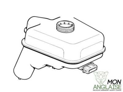 Réservoir liquide de frein LHD Jaguar XJ40 1986-1994 | JLM1890