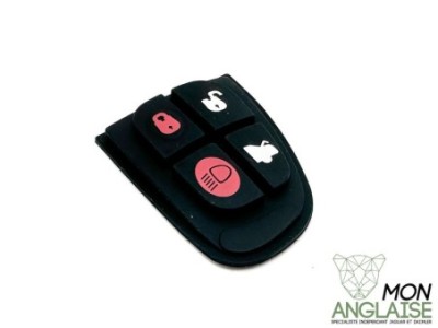 Caoutchouc boutons de télécommande Jaguar S-Type de 1999 à 2008 Référence OE : PADTELEC