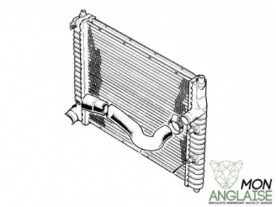 Radiateur de refroidissement (Boite manuelle) Jaguar X300 de 1995 à 1997 Référence OE : MNA4190EB