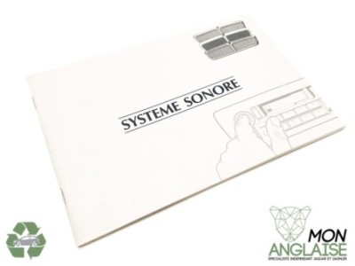 Guide du systeme sonore audio Jaguar X300 de 1995 à 1997 Référence OE : SONOREX300