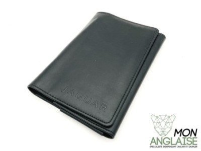 Pochette cuir noir porte documents Jaguar Jaguar X300 de 1995 à 1997 Référence OE : POCHETTE09