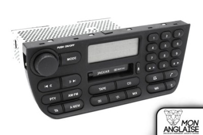 Autoradio lecteur cassette Jaguar XJ8 de 1998 à 1999 Référence OE : LNC4100AA