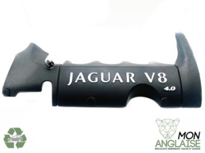 Cache moteur gauche Jaguar V8 4.0L Jaguar XJ8 de 1998 à 2002 Référence OE : NNE3921FB
