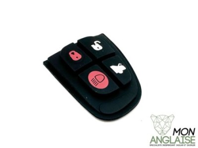 Caoutchouc boutons de télécommande Jaguar XJ X350 de 2003 à 2009 Référence OE : PADTELEC