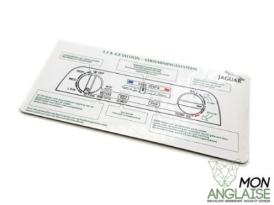 Manuel d'utilisation climatisation et chauffage Néerlandais Jaguar XJ40 de 1991 à 1994 Référence OE : MANCLIM