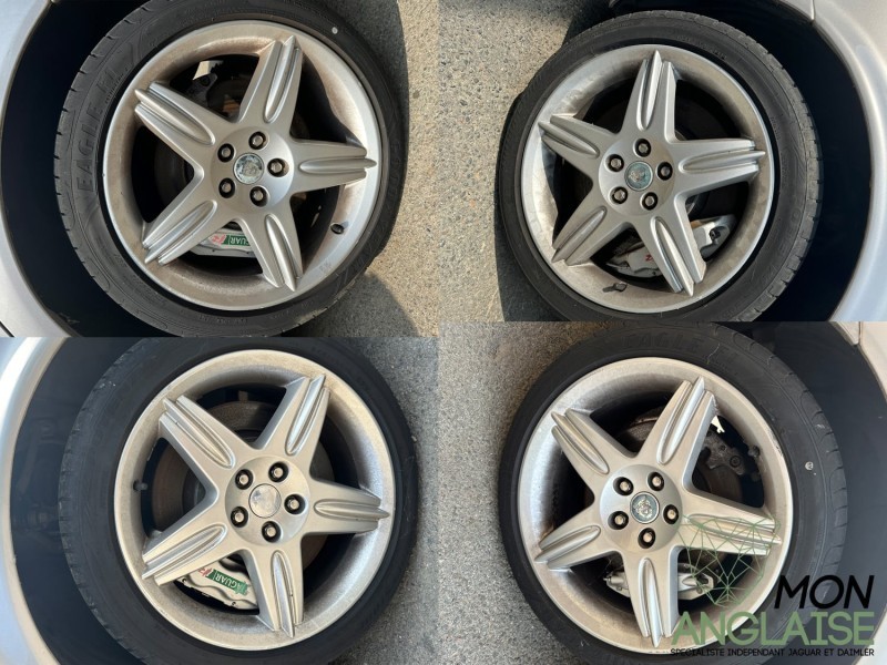 Lot de 4 Jantes 18p Zeus S-Type R Jaguar S-Type 1999-2008 | LOTZEUS