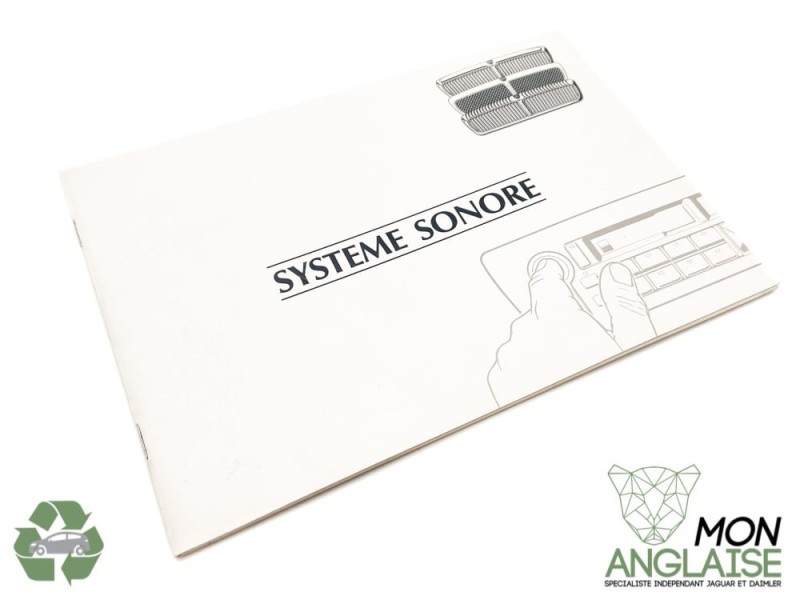 Guide du systeme sonore audio Jaguar X300 1995-1997 | SONOREX300