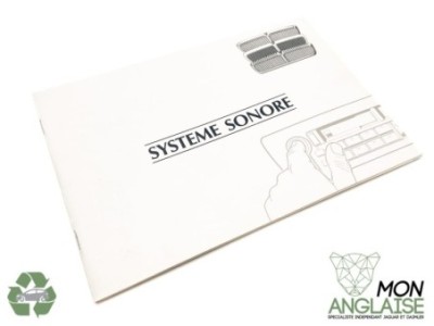 Guide du systeme sonore audio Jaguar X300 1995-1997 | SONOREX300