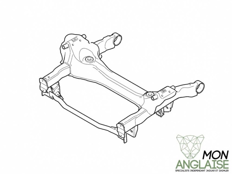 Berceau avant Jaguar XJ8 1998-2002 | MNC2241AK