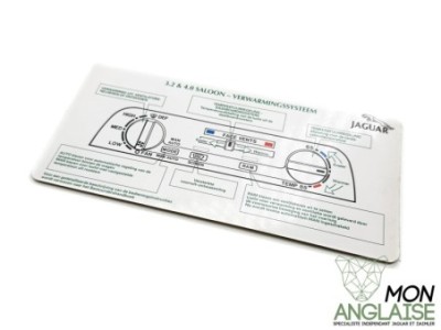 Manuel d'utilisation climatisation et chauffage Néerlandais Jaguar XJ40 1991-1994 | MANCLIM