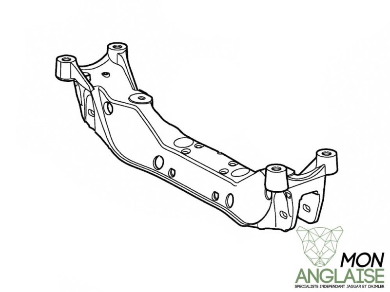 Traverse de berceau avant Jaguar S-Type 1999-2002 | XR819167