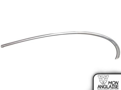 Chrome supérieur de portière arrière gauche Jaguar S-Type de 1999 à 2002 Référence OE : XR841265