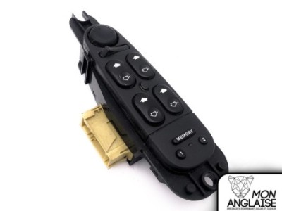 Interrupteur de portière conducteur avec mémoires Jaguar S-Type de 2003 à 2008 Référence OE : XR837169