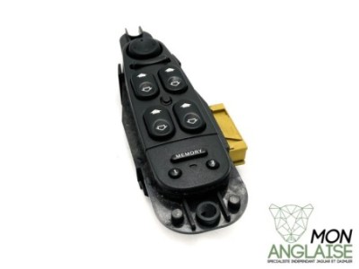 Interrupteur portière conducteur avec mémoires RHD UK Jaguar S-Type de 2003 à 2008 Référence OE : XR837171