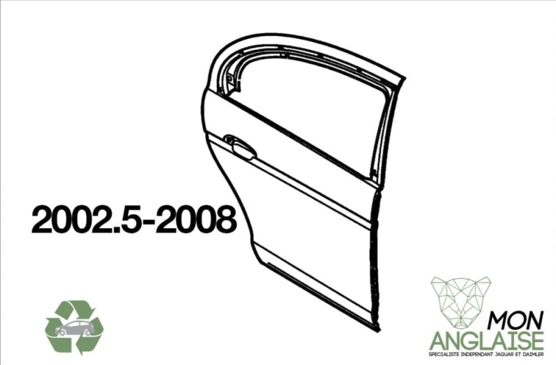 Portière arrière droite Jaguar S-Type 2003-2008 | XR828668